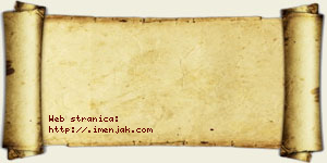 Tijana Mladenović vizit kartica